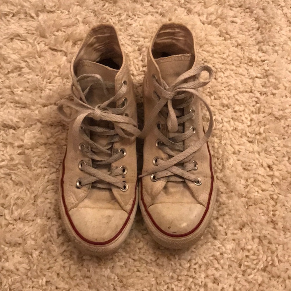 White high top converse